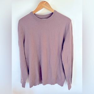 Everlane men’s medium sweater lilac/pink/mauve/putty